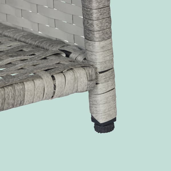 Polyrattan udendørs balkonbord – vejrbestandigt og holdbart