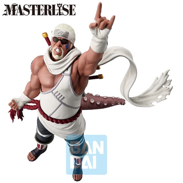 Killer Bee Ichibansho figur, 27 cm, Naruto Shippuden samleobjekt