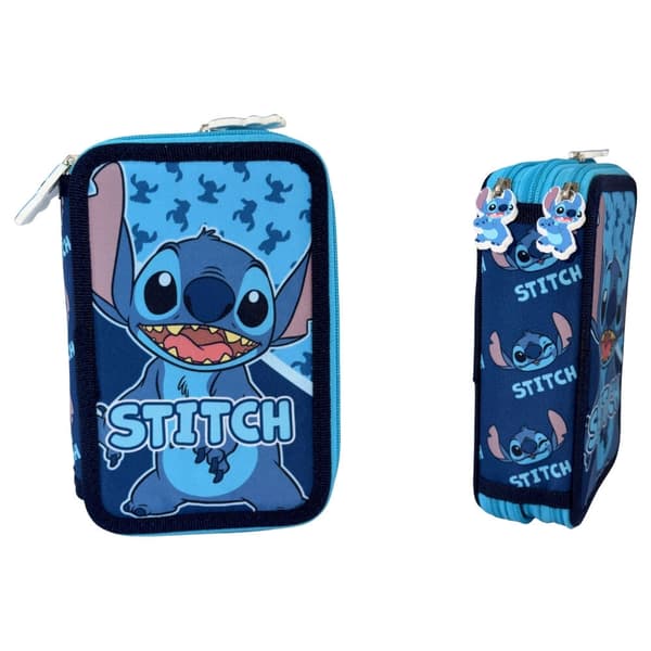 Disney Stitch Abstract trippelpennfodral