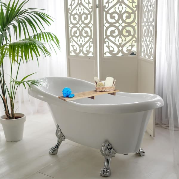 Bambu kylpyamme Caddy 70 cm