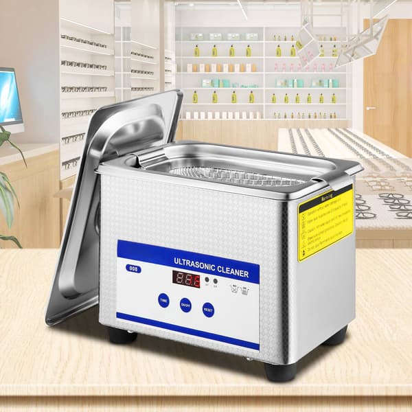 Ultraljudsrengöring 0,8 l, digital timer, rostfritt stål