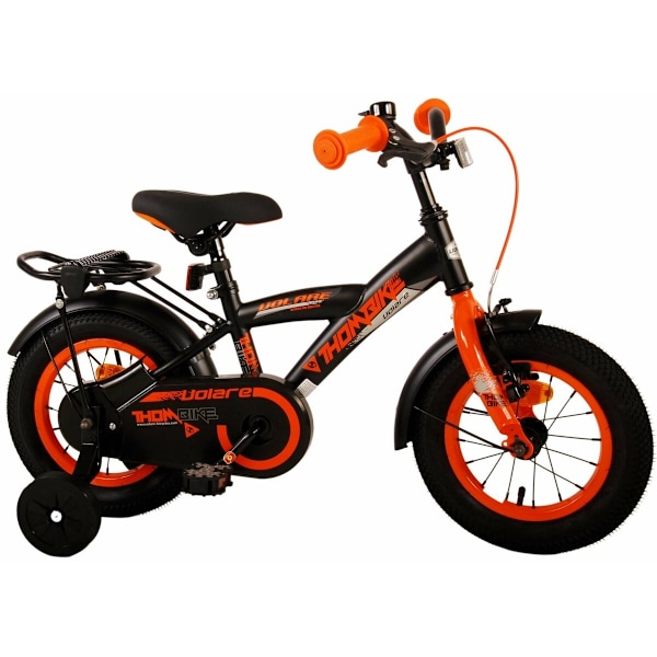 Thombike børnecykel - drenge - 12 tommer - sort orange