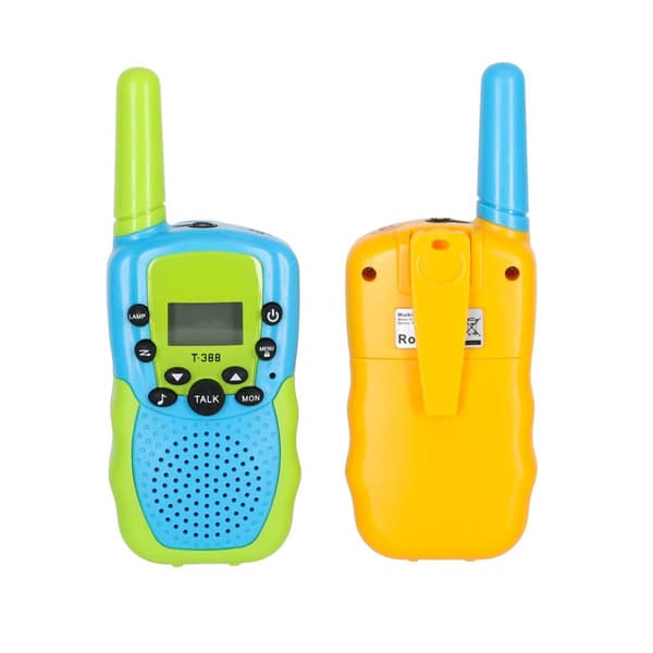 Walkie-talkies til børn, 2-pak, op til 3 km rækkevidde