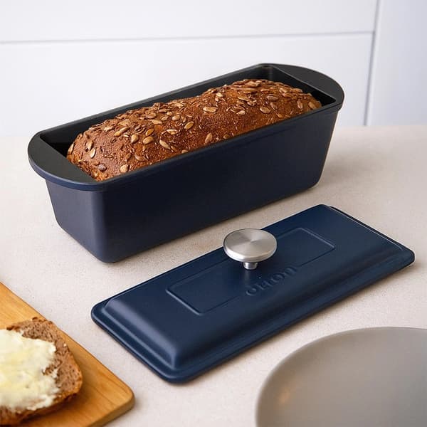 Støbejernsbrødform med låg, 35 cm, 3 liters kapacitet