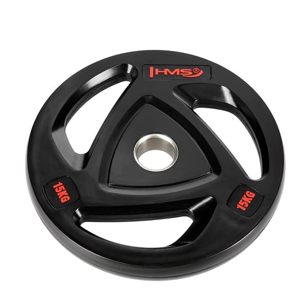Olympisk vægtskive, 15 kg, sort