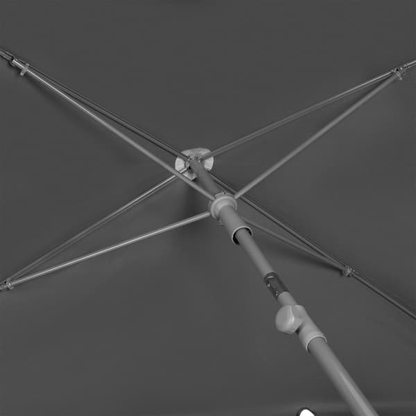 Haveparasol 220 cm, justerbar, UV-beskyttelse