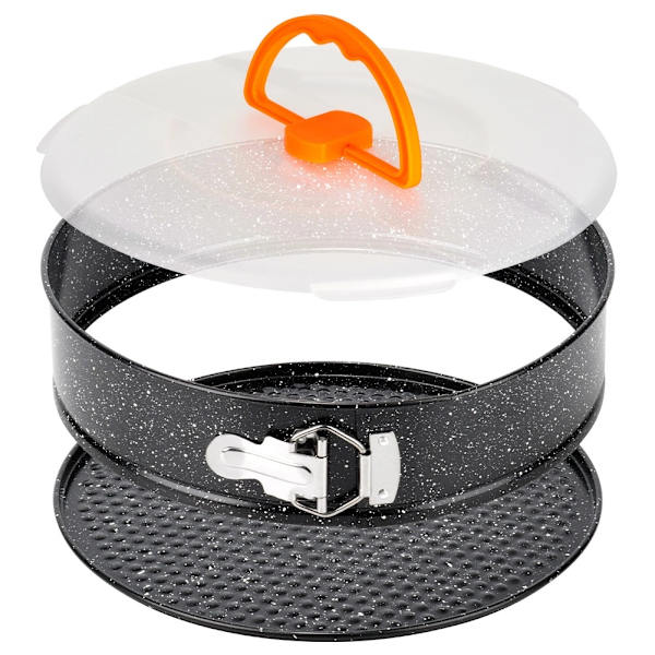 Springform, granitbelagd, 28 cm med lock