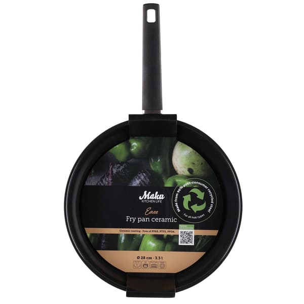 Keramisk stegepande, 28 cm non-stick