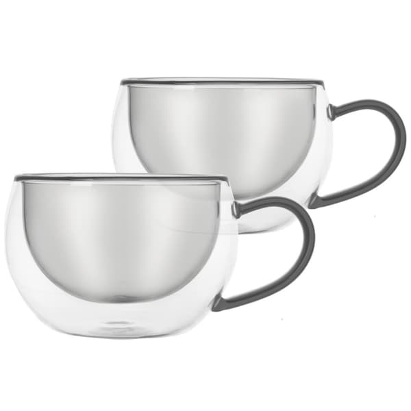 Termiska dubbla glas 300ml - Perfekt för kaffe och te