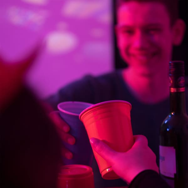 Beer Pong kopp med bollar