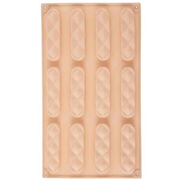 Silikoneform til småkager og praline, beige, 29,5x17x1,5 cm