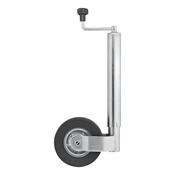 Jockey-pyörä 60mm metallivanne umpikumirenkaalla 220x65mm