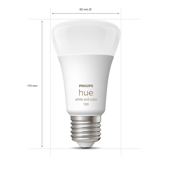 White Color Ambiance E27 4 kpl