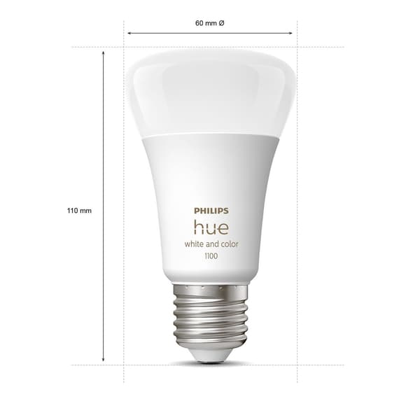 White Color Ambiance E27 4-pack