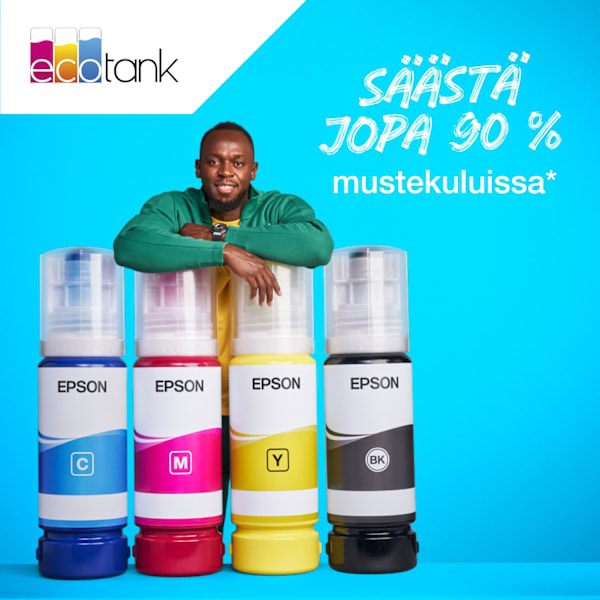 Epson 104 EcoTank - mustepullo, keltainen