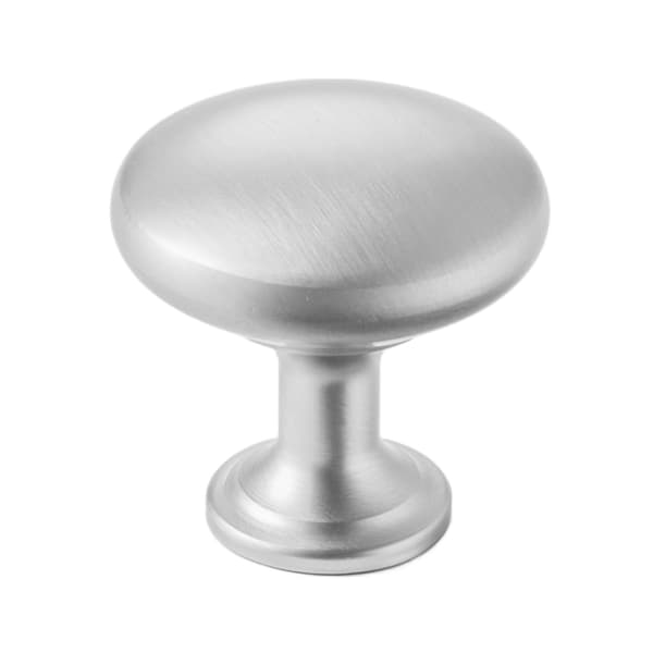 Skåpsknoppar 25-pack, 28 mm zinklegering, nickel, skruvar