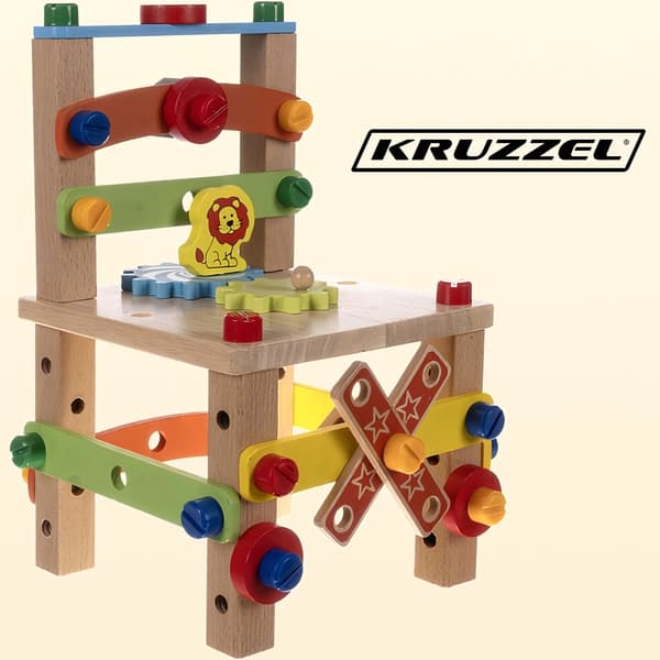 Træ samlestol Kruzzel 22506