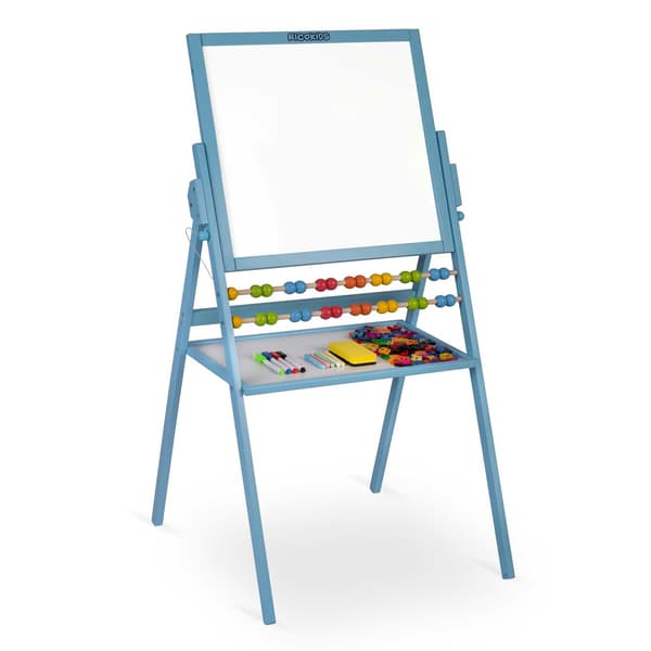 Roterbar magnetisk tavle Ricokids - Blå