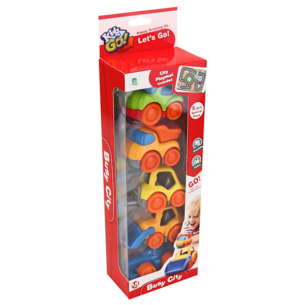 Kiddy Go Mini Car Playset With Mat