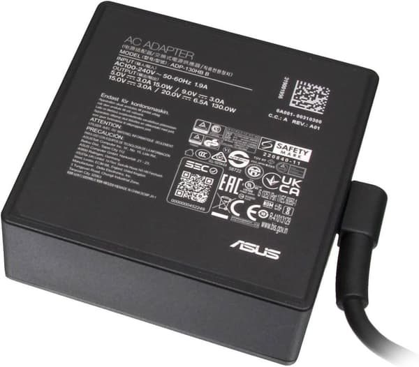 Asus nätadapter 130W, 6.5A, 20V, USB-C