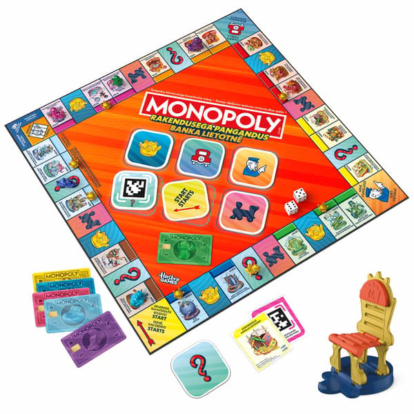 Monopol App Banking Brädspel – Estniska och lettiska