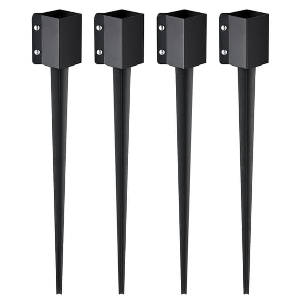 Markspett för staketstolpar, 4-pack, 91 cm, passar 9,5 cm