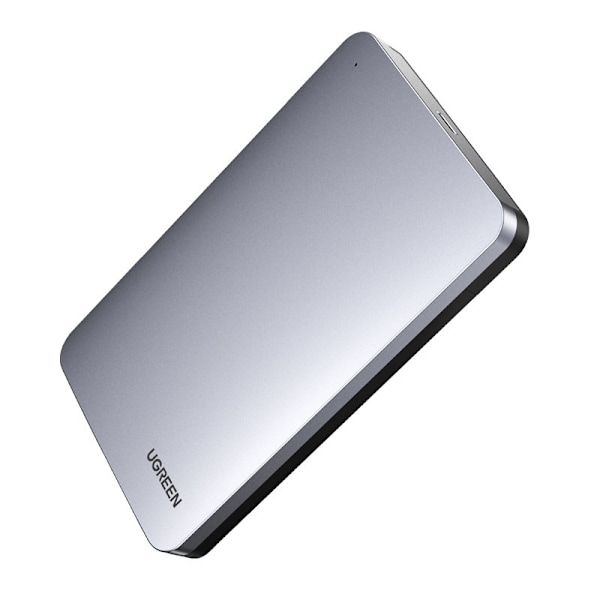 Fickfodral för 2,5'' SATA 3,0 6Gbps hårddisk + USB - USB-C-kabel 0,5m grå