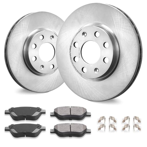 Bromssats fram, 257 mm bromsskivor och keramiska bromsbelägg för Adam Corsa D