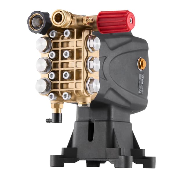 Högtryckstvättpump, triplex-kolv, 276 bar, 15 l/min, 25,4 mm axel