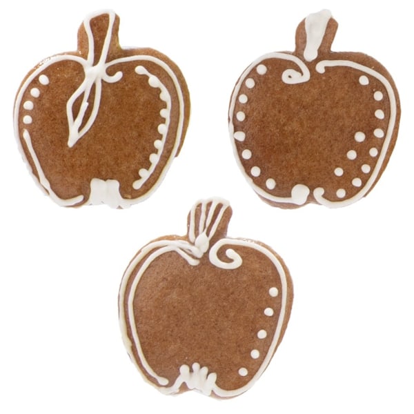 Småkakskärare ståläpple 4,3 cm