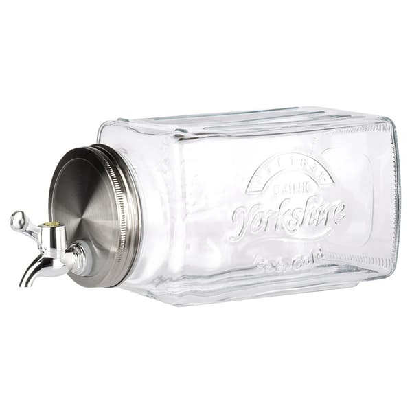 Glas drikkedispenser med hane, 3,3 l til køleskab