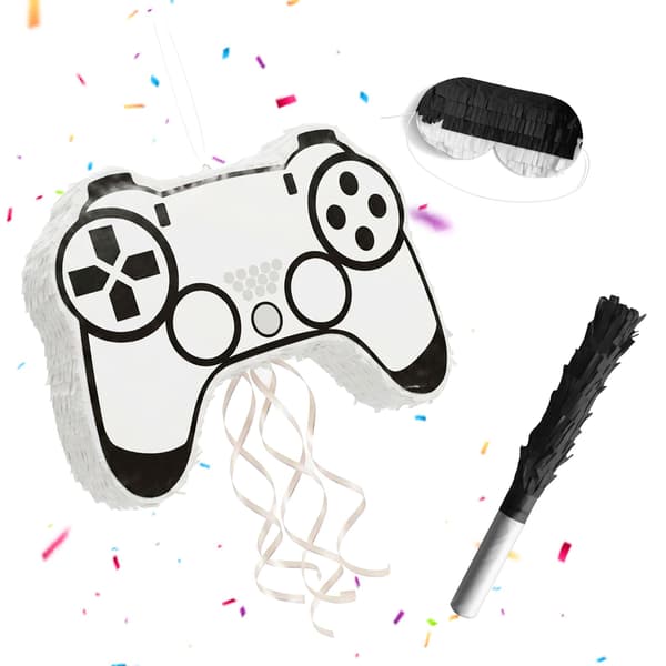 Piñata Party Set – Pinne och ögonbindelmask ingår