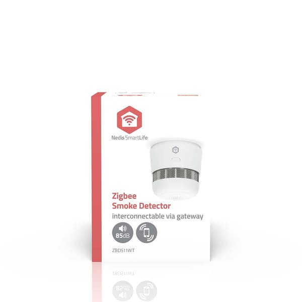 Zigbee 3.0 Røgdetektor, Batteridrevet, 10 års sensor