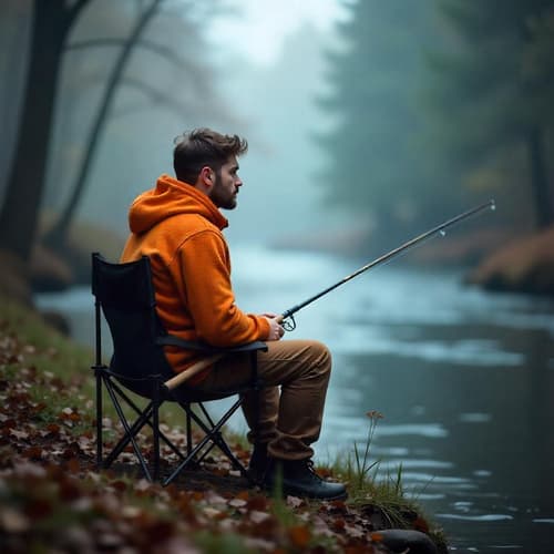 Fiskebord + to stole 25468