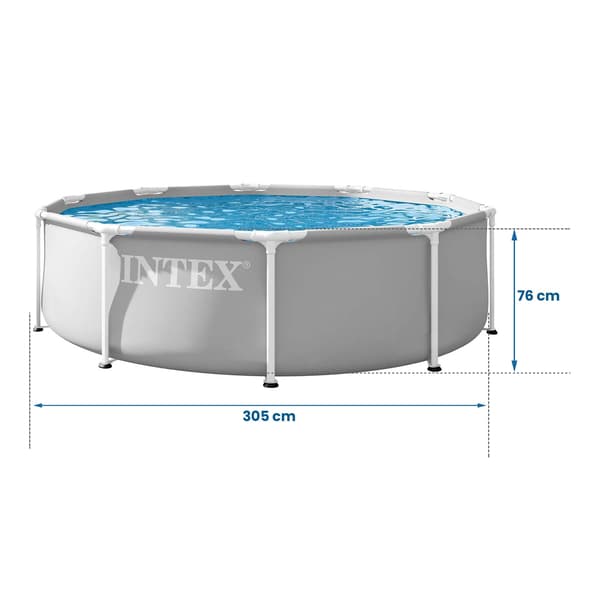 Trädgårdspool med ram 305 x 76 cm INTEX 26700ND