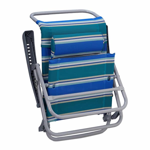 Messingstol med nakkepude - foldbar
