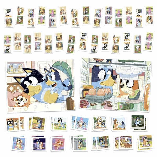 Educa Bluey Superpack 4 i 1 med pussel, memory, domino