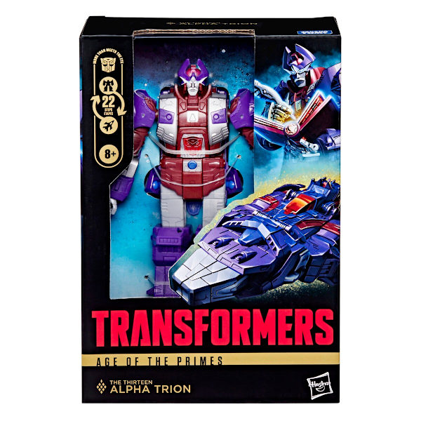 Alpha Trion figur, 17,5 cm lång, Transformers samlarobjekt