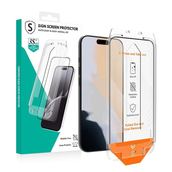SiGN Screen Protector iPhone 18 Pro Max – EZ Apply with dust free applicator