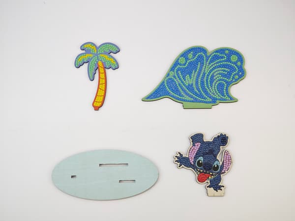 Stitch Crystal Art 3D Surferfigur Kit