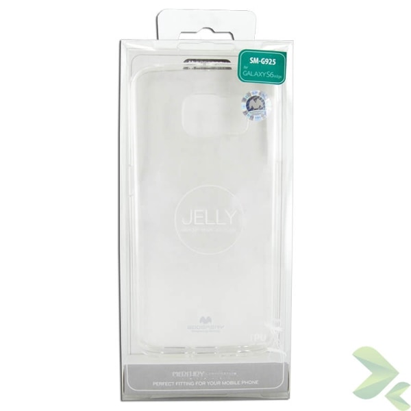 Mercury Transparent Jelly - Cover til Samsung Galaxy S6 Edge (Klar)