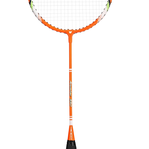 Badmintonset, 2 racketar, blå/orange
