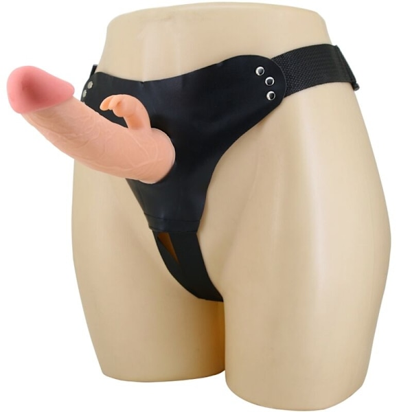 Pretty Love - Mavis Harness Universal Briefs Med Dildo 19 Cm Natural