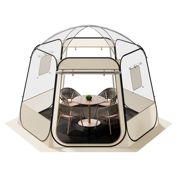 Pop-up bubbeltält 3,05 x 2,75 m, vattentätt, UV-resistent