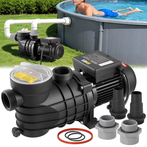 Ovanmarkspump för pool 250W, 11 700 L/H, Korg
