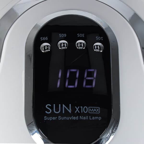 UV LED neglelampe 280W, 45 LED'er, timer, bevægelsessensor