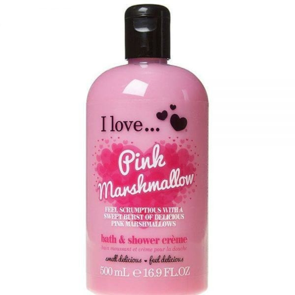 I Love, Pink Marshmallow, Pro-Vitamin B5, Exotic Fruits, Cleansing and Hydrating, Shower Gel, For All Skin Types, 500 ml