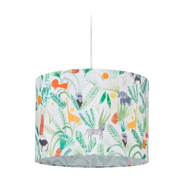 Hængende junglelampe til børneværelset