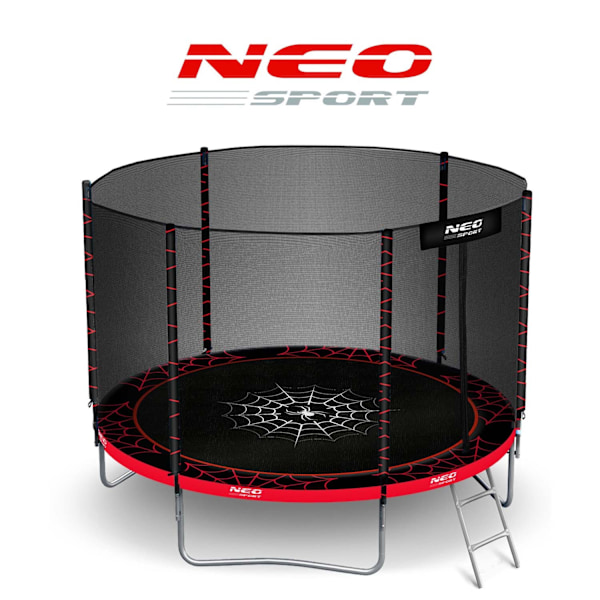 6ft/183cm havetrampolin med udendørs net og stige Neo-Sport