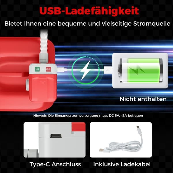 Bränsleöverföringspump med automatisk stoppsensor och 3 adaptrar